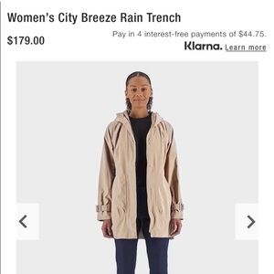 The North Face Women's Tan Hooded Trench Coat